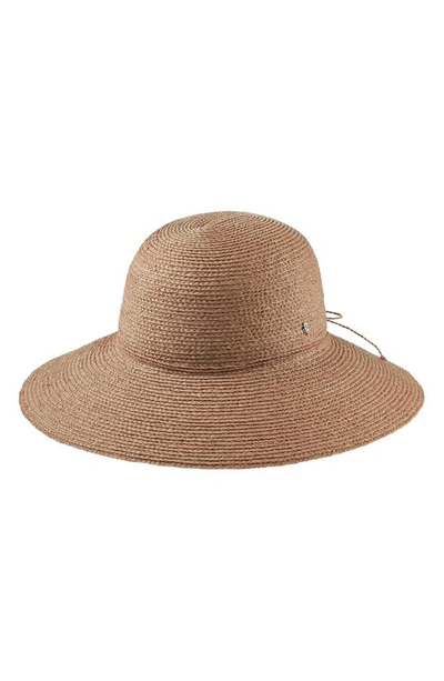 Helen Kaminski Delphina Round Raffia Sun Hat In Nougat