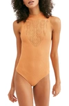 Free People On Point Bodysuit In Orange