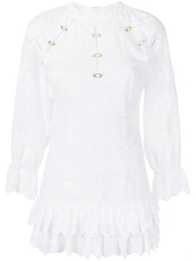 Alice Mccall Ziggy Mini Dress In White