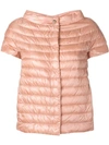 Herno Short-sleeved Padded Jacket - Pink