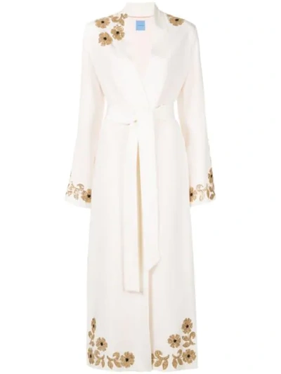 Macgraw Whiskey Dressing Gown In White