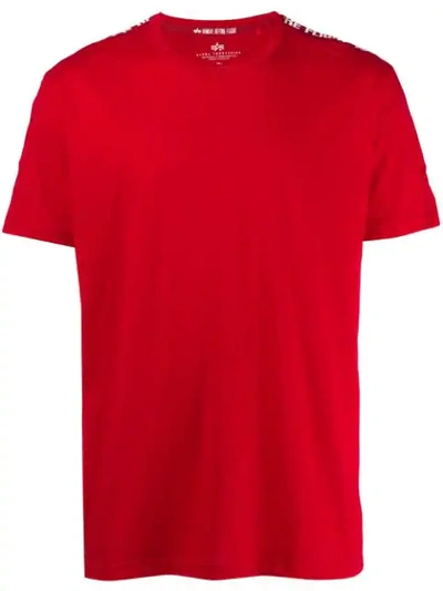 Alpha Industries Remove Before Flight T-shirt In Red