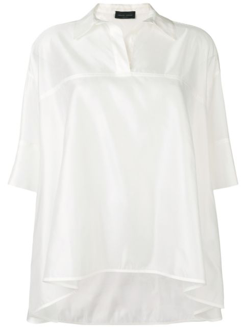 Roberto Collina Bluse Mit Lockerem Schnitt Weiss In White Modesens
