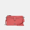Coach Noa Pop-up Messenger In Bright Coral/silver