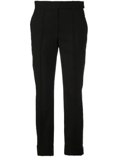 Vera Wang Slim-fit Trousers In Black
