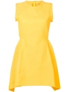 Ambush Waves Sleeveless Dress - Yellow