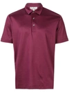 Canali Slim-fit Polo Shirt In Red