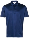Canali Slim-fit Polo Shirt In Blue