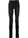 Amiri Distressed Skinny Jeans - Black