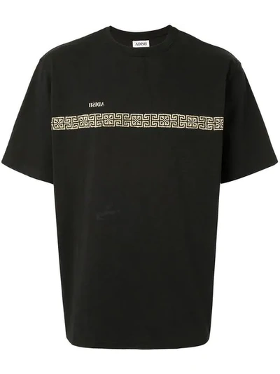 Adish Lockeres T-shirt In Black