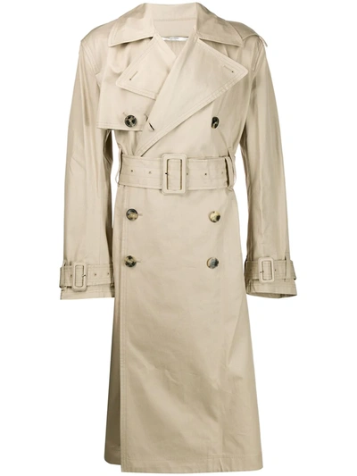 Valentino Uniform Couture Trench Coat In Beige