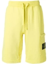 Stone Island Joggingshorts Mit Logo - Gelb In Yellow