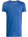 Army Of Me Washed Longline T-shirt In Blue