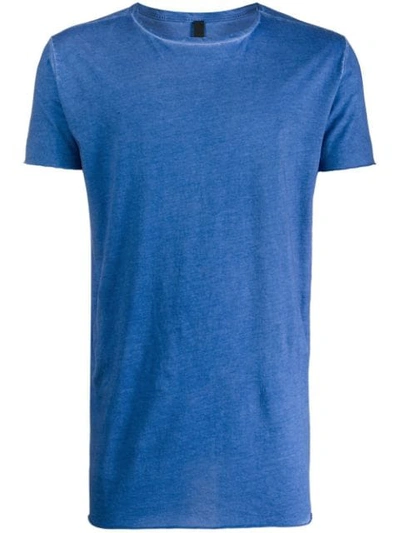 Army Of Me Washed Longline T-shirt In Blue