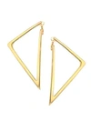 Roberto Coin Basic Gold 18k Yellow Gold Triangular Drop Earrings