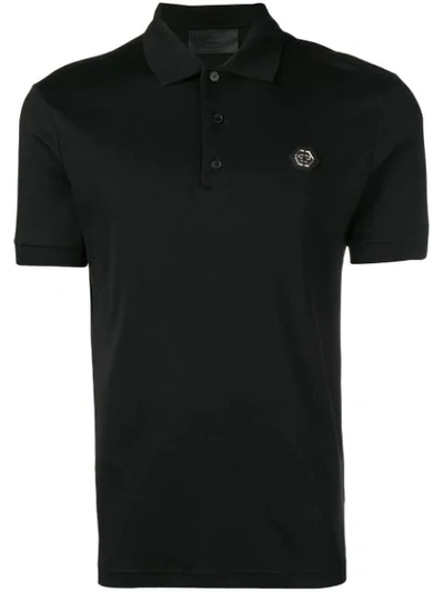 Philipp Plein Classic Polo Shirts In Black