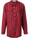 Faith Connexion Oversized Shirt In Red