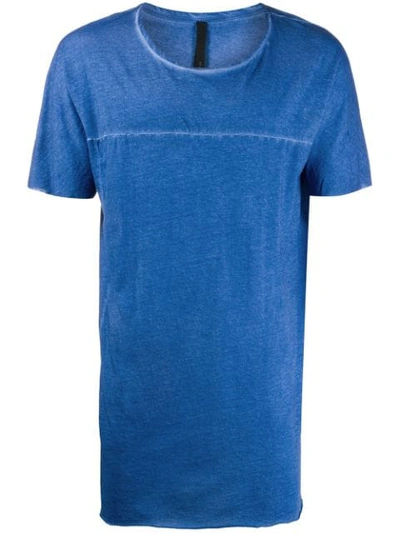Army Of Me Washed Longline T-shirt - Blue