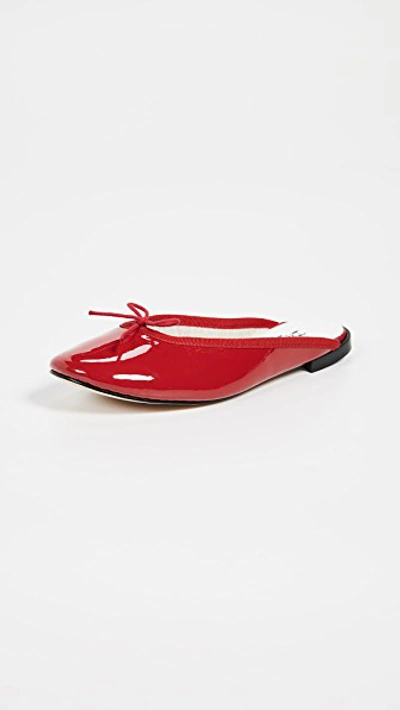 Repetto Leila Mules In Red