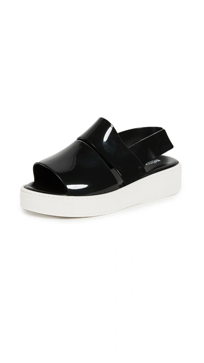 Melissa Women's Soho Platform Sandals In Black/ White