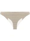 Marysia Brick Print Bikini Bottom In Neutrals