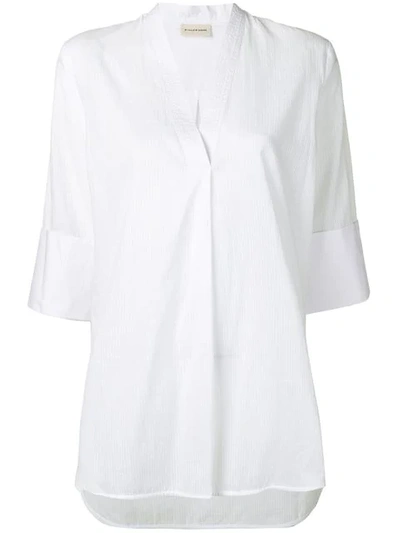 By Malene Birger Straight Cut Top - White
