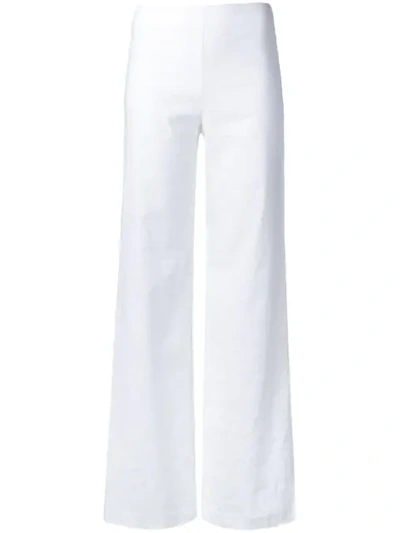Theory High Waisted Trousers - White