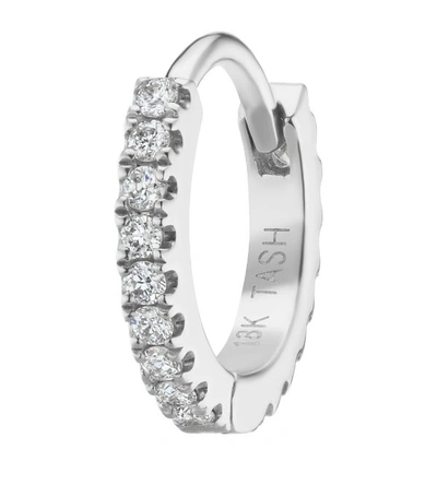 Maria Tash 6.5mm Diamond Eternity Ring Wh In White