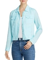 Tommy Bahama Two Palms Raw-edge Linen Jacket In Blue Swell