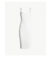 Victoria Beckham Sweetheart Crepe Dress In White