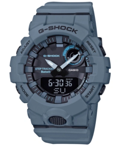 G-shock Men's Analog Digital Step Tracker Gray-blue Resin Strap Watch 48.6mm