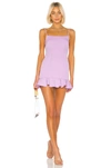 Lovers & Friends Teddy Mini Dress In Lilac Purple