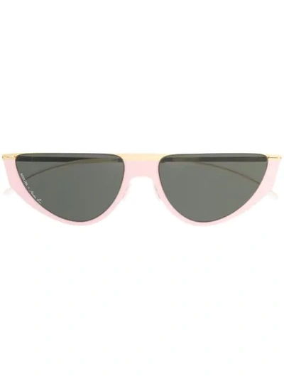 Mykita X Martine Rose Selina Sunglasses In Pink