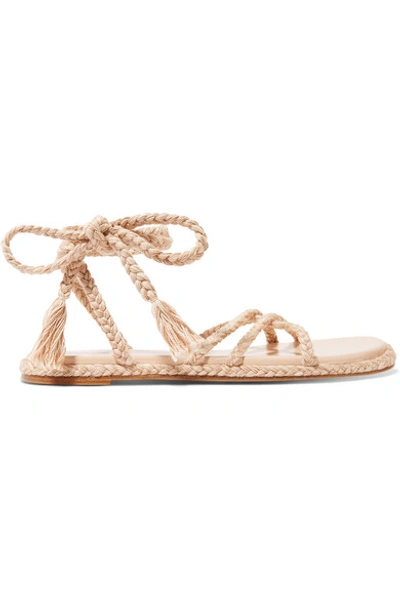 Antolina Bia Braided Cotton Sandals In Beige