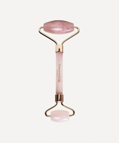 Omorovicza Rose Quartz Roller (double Ended) In Box In Colorless