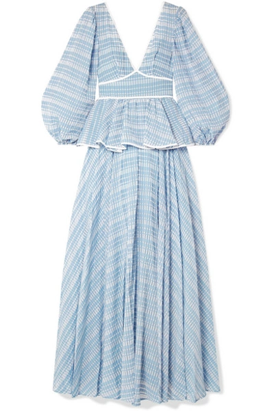 open lace back dress Blue Haze Allyson Dress