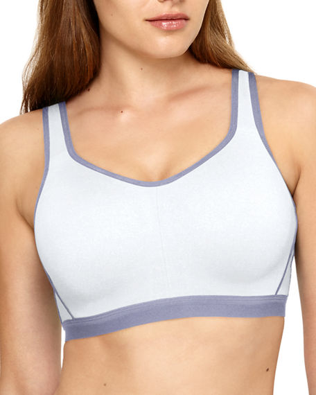 white underwire sports bra