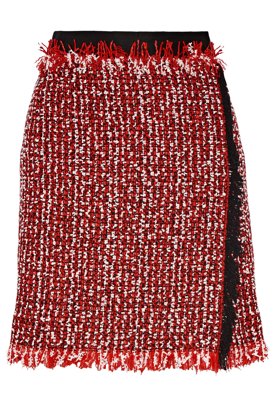 checkered green skirt