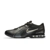 Nike Men's Reax Trainer Iii Synthetic Leather Training Sneakers From Finish Line In Black,newsprint
