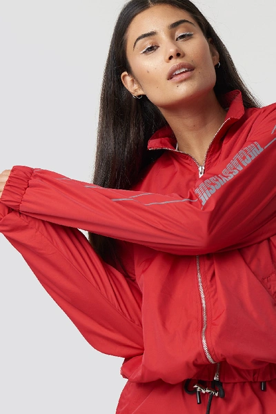 The Classy Issue X Na-kd The Classy Track Jacket - Red