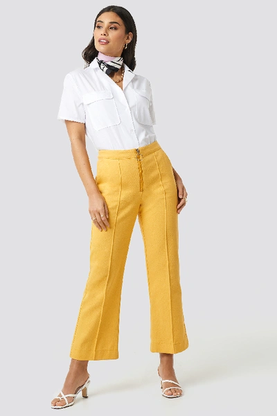 Aéryne Paris Lydie Trousers Yellow In Mangue