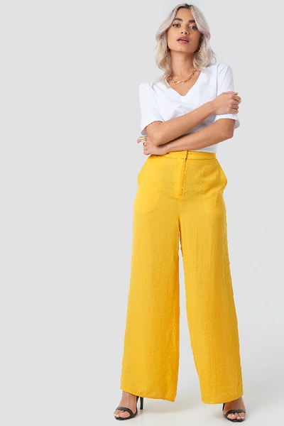 Aéryne Paris Adeline Trousers Yellow In Mangue