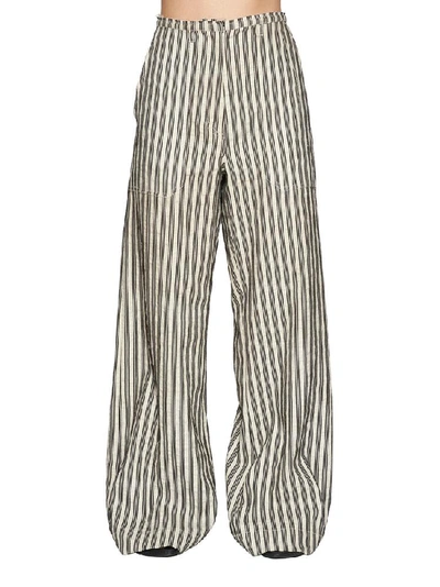 Ann Demeulemeester Oversized Stripe Pants In Multi