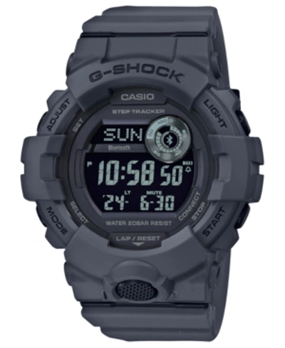 G-shock Men's Digital Gray Resin Strap Watch 48.6mm In Grey