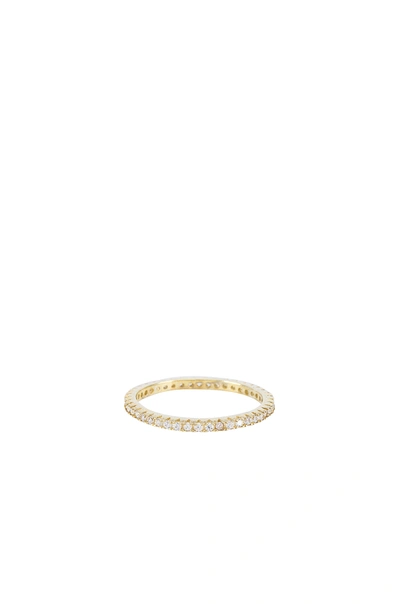 The M Jewelers Ny The M Essential Pave Band In Gold
