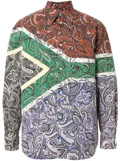 Y/project 'south Africa' Hemd Mit Print In Multicolor