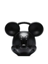 Gucci X Mickey Mouse Top Handle Bag In Black 3d Printed Plastic