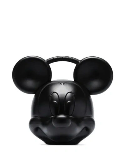 Gucci X Mickey Mouse Top Handle Bag In Black 3d Printed Plastic