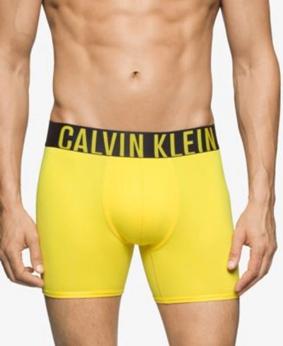 Calvin Klein 'intense Power' Microfiber Boxer Briefs In Cyber Yellow |  ModeSens