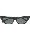 Alain Mikli Cat Eye Sunglasses In Black